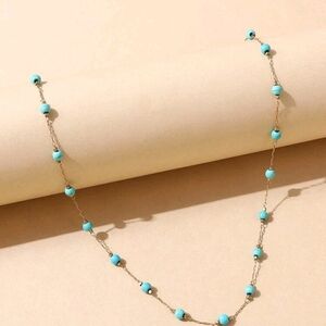 Turquoise Beaded Necklace